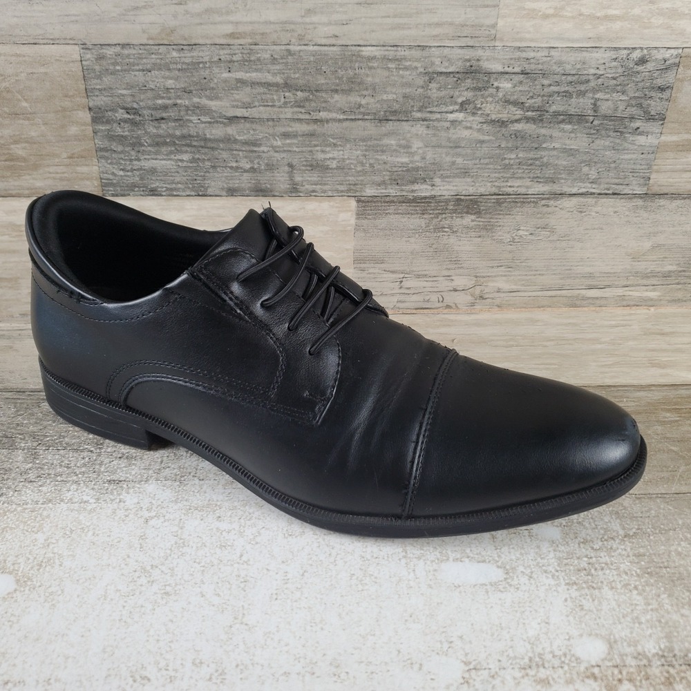 Marc Joseph New York Baker Street Mens Dress Shoes Sz 10.5 Black Napa Leather